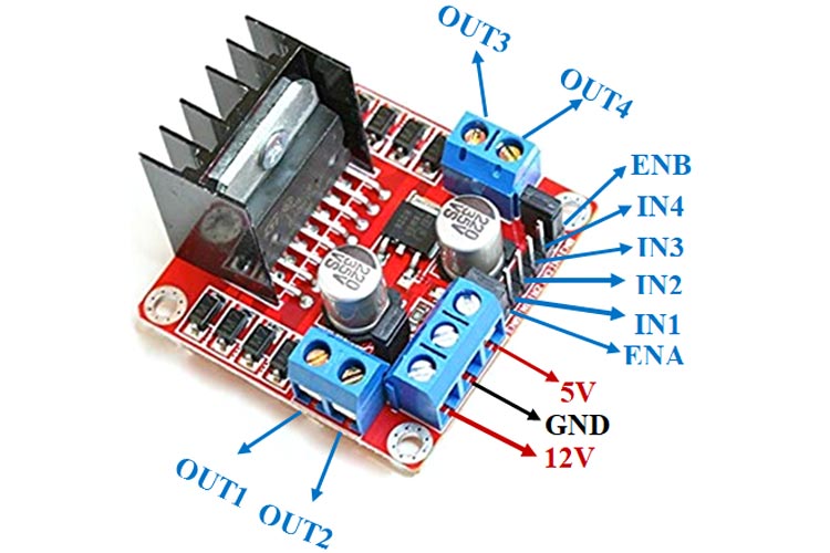 L298 Dual H-Bridge Motor Driver