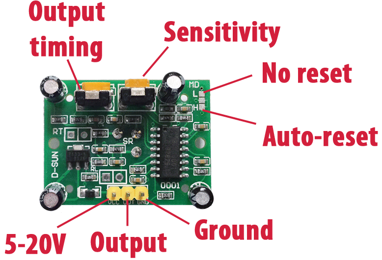 PIR Motion Sensor Module HC-SR501