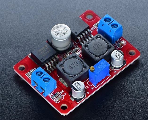 DC-DC Step Up Down Buck-Boost Voltage Converter Module LM2577 LM2596