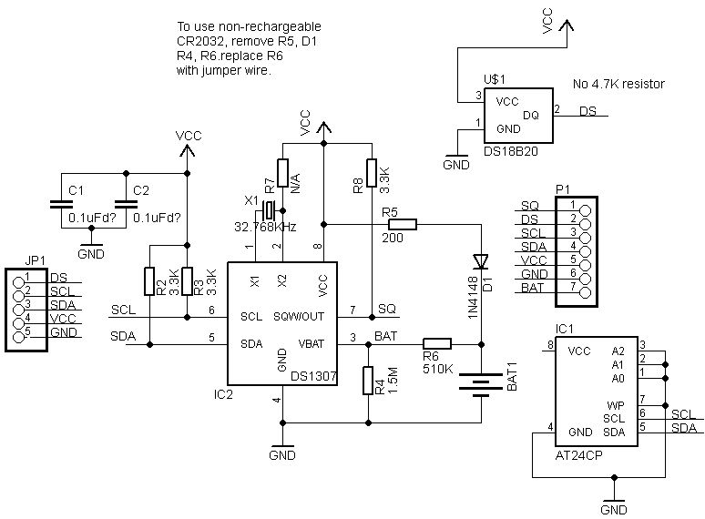 Real Time Clock Module (RTC) DS1307