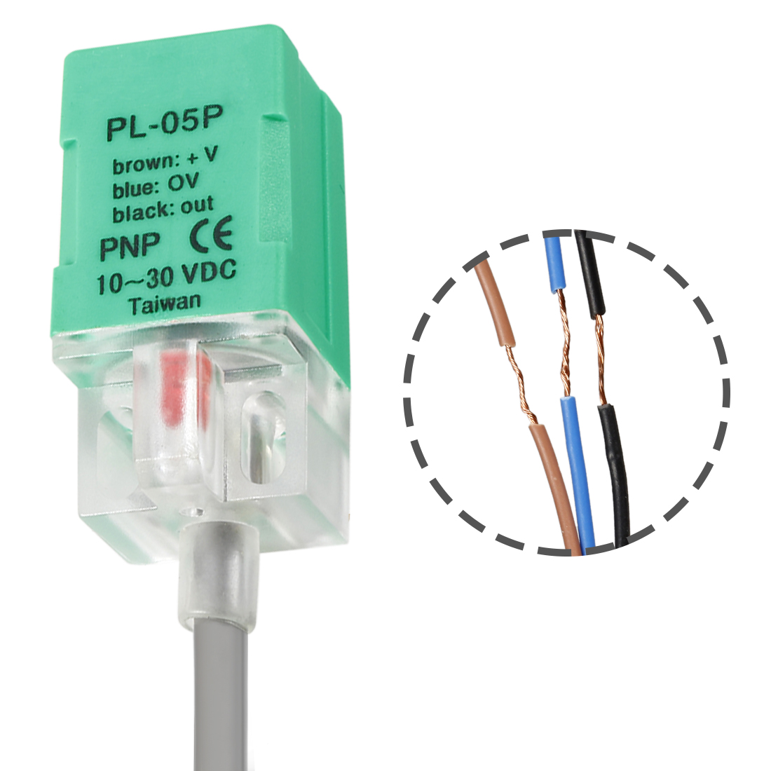 PL-05P DC 10-30V 200mA PNP Inductive Proximity Sensor