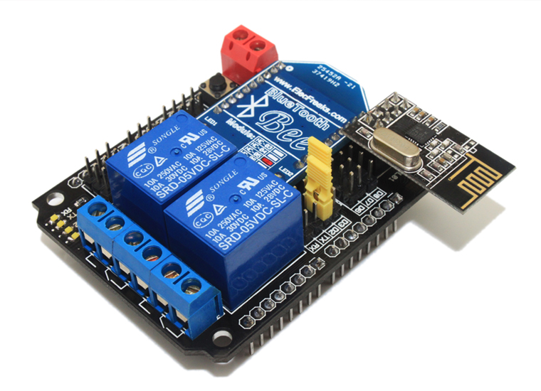 2 channel Relay Shield With XBee/BTBee interface