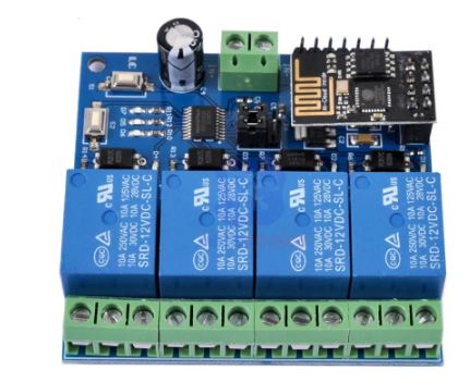 ESP8266 WiFi 4 channel Relay Module