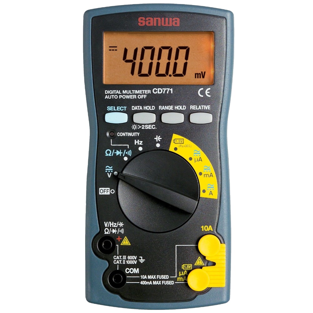 Sanwa CD771 Digital Multimeter – Professional Precision in a Compact Design