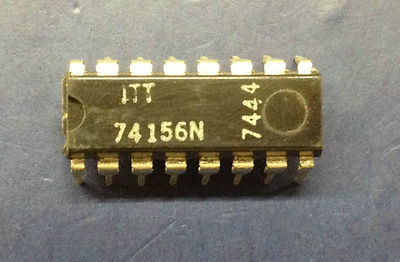 74156 DIP Dual 2-Line To 4-Line Decoder / Demultiplexer With Open Collector Outputs