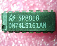 74161 DIP Synchronous 4-Bit Binary Counter With Synchronous Clear
