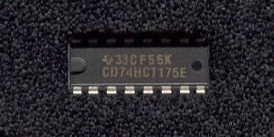 74175 DIP Quad D Edge-Triggered Flip-Flop With Complementary Outputs AND Asynchronous Clear