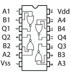 74260 DIP Dual 5-Input NOR Gate
