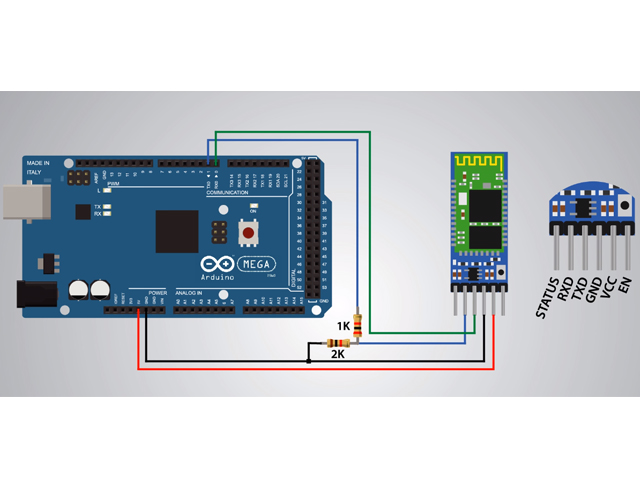 Bluetooth Module HC-05 Pinout, AT Commands & Arduino Programming