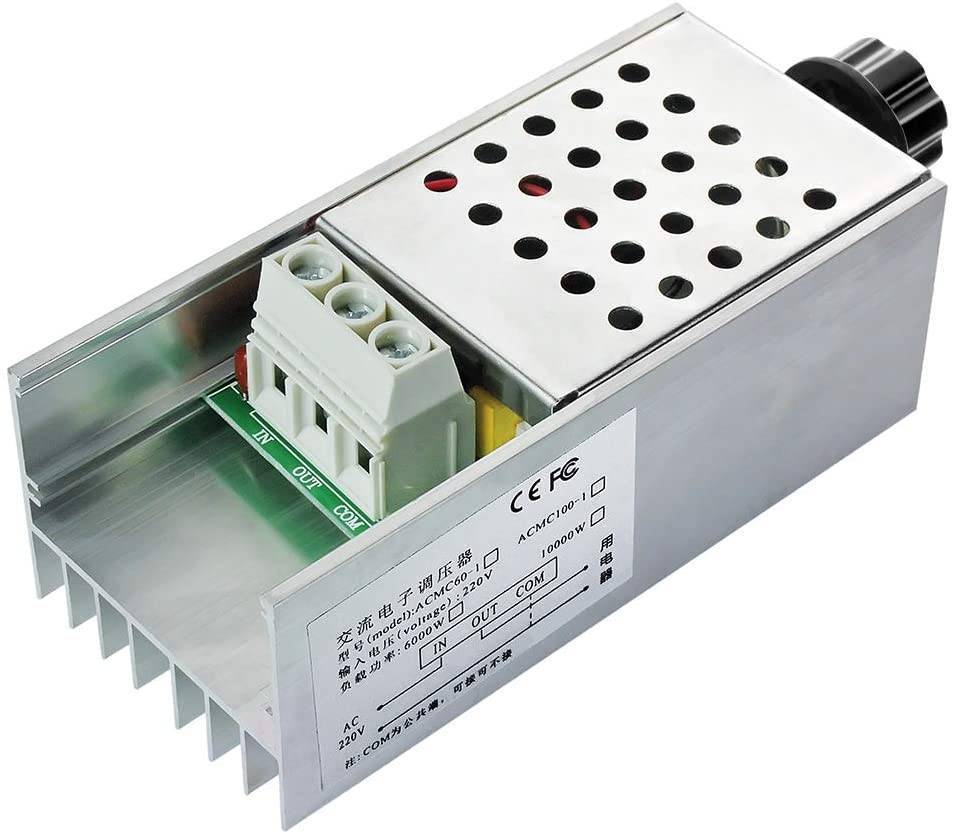 AC 110V 120V 220V 230V 10000W High Power SCR Motor Speed Controller Voltage Regulator Dimming Attemperation Thermoregulation Board
