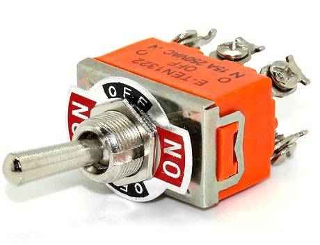 E-TEN1321 Toggle Switch ON/OFF 6 Pin 15A