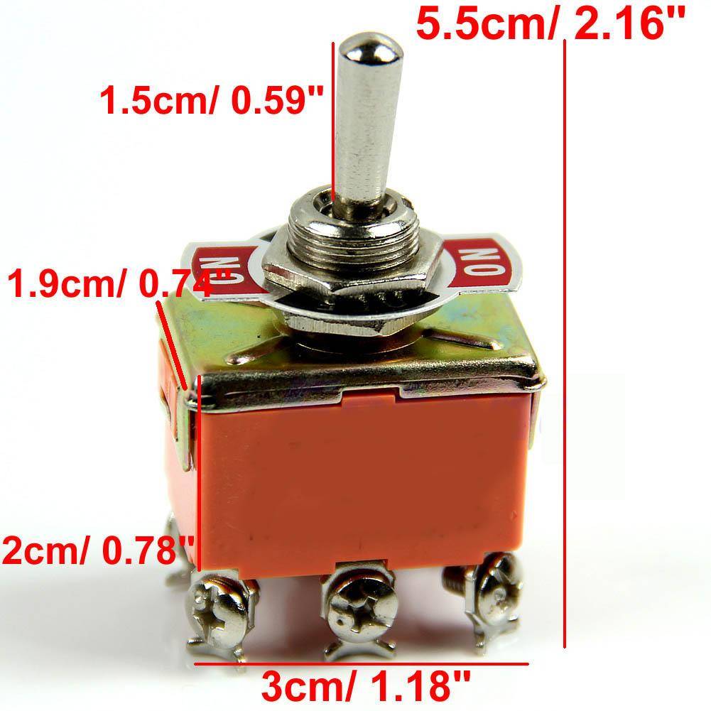 E-TEN1321 Toggle Switch ON/OFF 6 Pin 15A