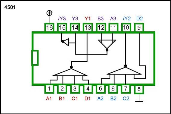 4501 DIP LOW-VOLTAGE, SPST, CMOS ANALOG SWITCHES