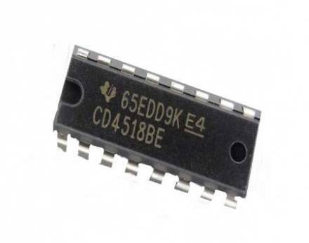 4518 DIP DUAL BCD UP COUNTER