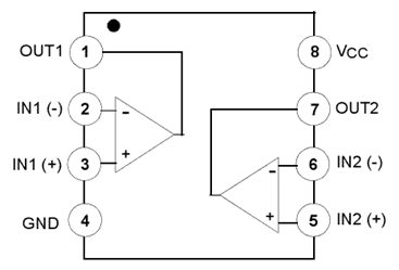LM358 DIP LOW POWER DUAL OPERATIONAL AMPLIFIER