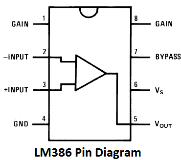 LM386 DIP LOW VOLTAGE AUDIO POWER AMPLIFIER