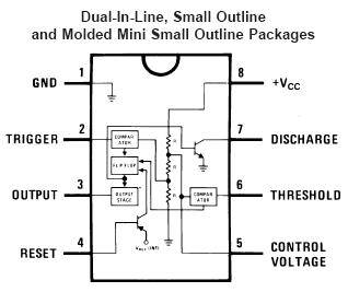 LM555 Timer IC NE555  DIP-8