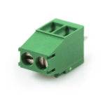 2 Pin PCB Mount Screw Terminals Block Pitch 5mm Green