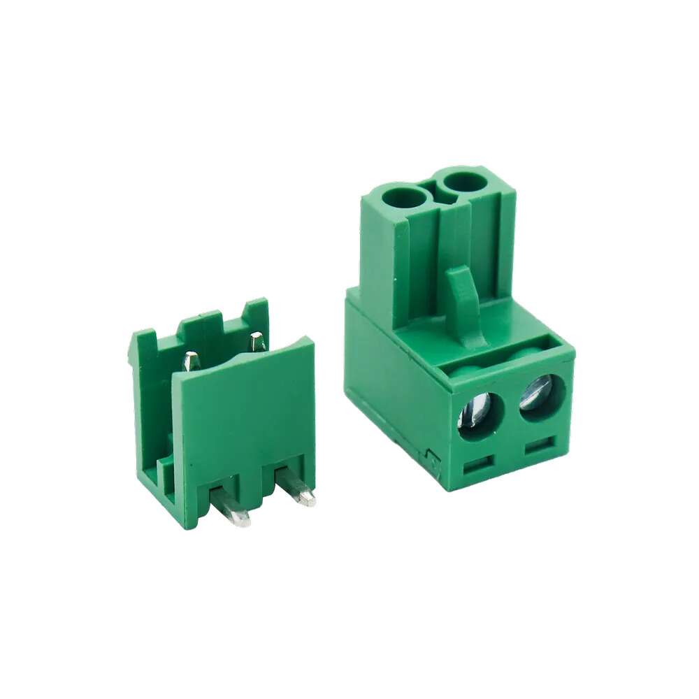 Pluggable Terminal Block 2 Pin 5.08mm Pitch KF2EDGR-5.08-2P (Right Angle Pin)
