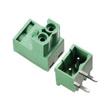 Pluggable Terminal Block 2 Pin 5.08mm Pitch (Straight Pin) – Set of M+F