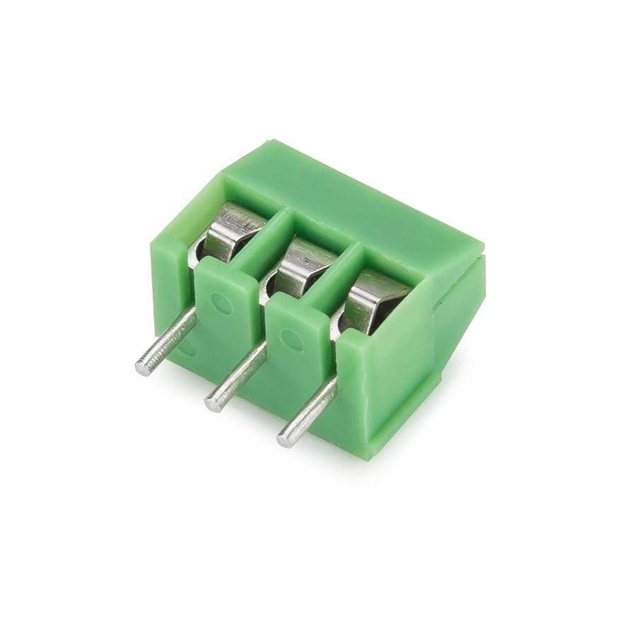 Terminal Block 3 Pins KF126-5.0-3P 8A 300V Green