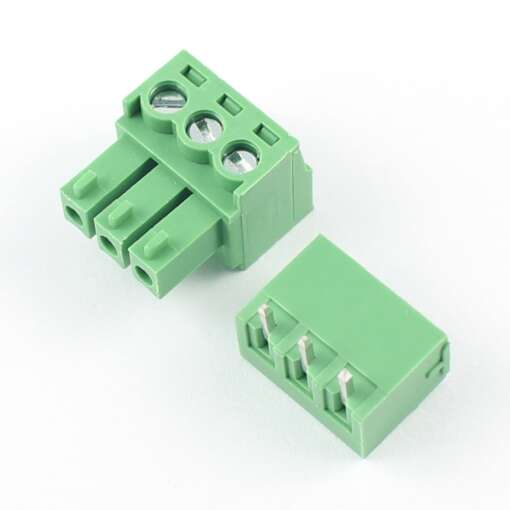Terminal Block 3Pin Pluggable (Straight Pin) 5.08mm