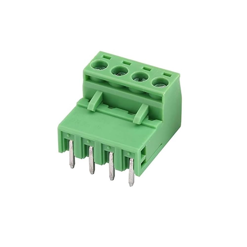 Pluggable Terminal Block 4 Pin 5.08mm Pitch KF2EDGR-5.08-4P Right Angle Pin