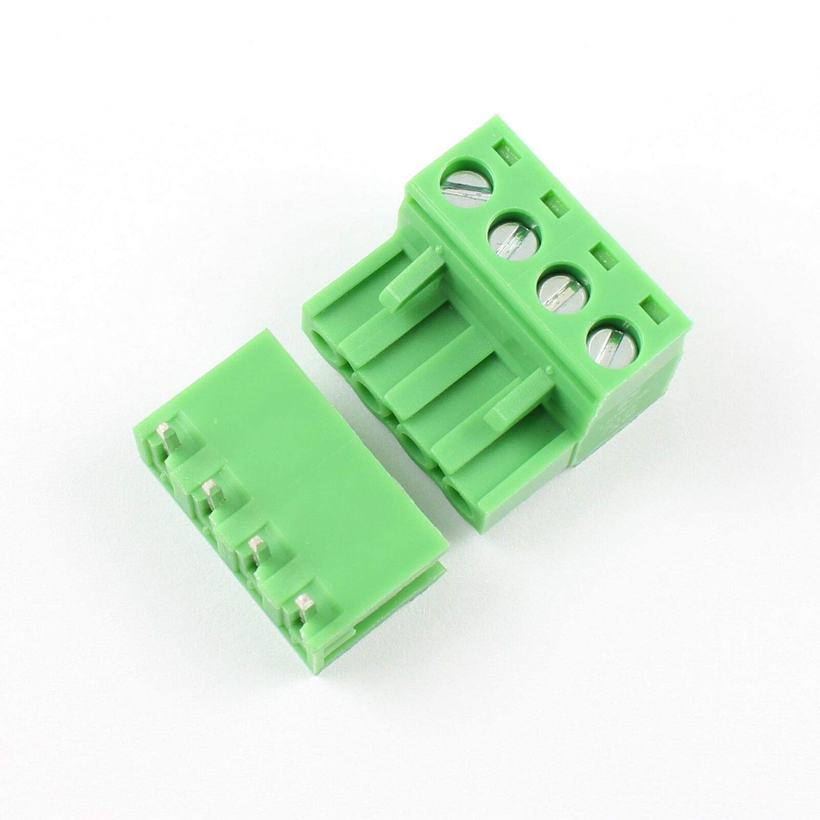 Pluggable Terminal Block 4 Pin 5.08mm Pitch KF2EDGR-5.08-4P Right Angle Pin