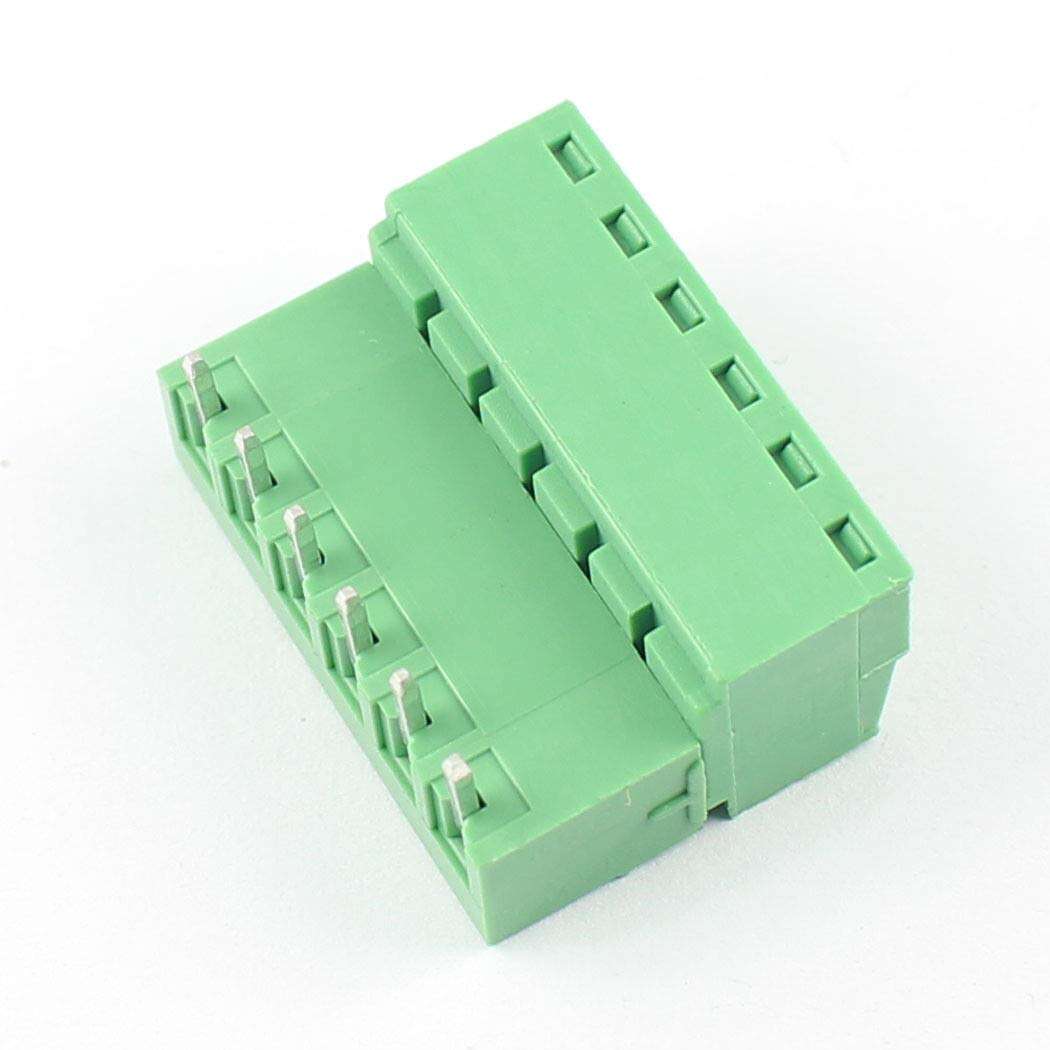 Pluggable Terminal Block 6 Pin Pitch 3.81mm