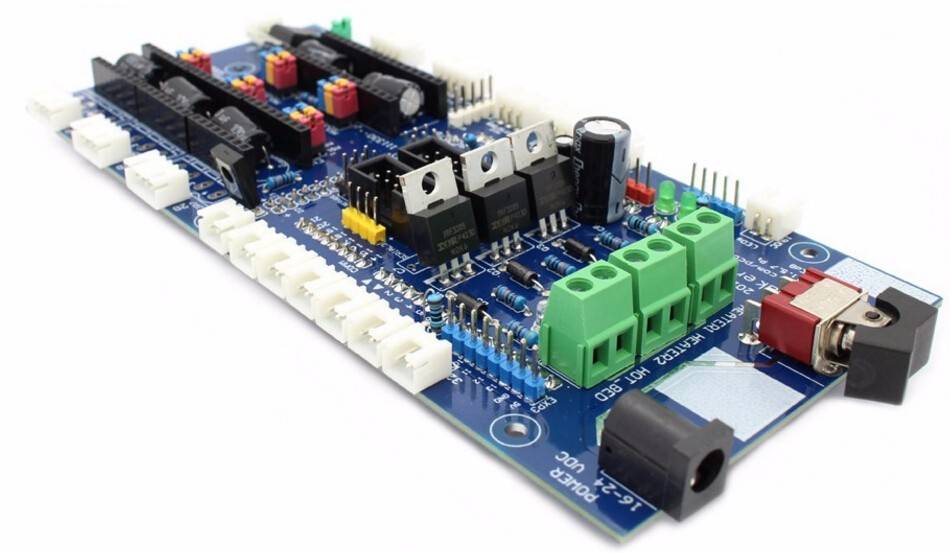 3D Printer Ultimaker V. 1.5.7 Pcb Compatible With Ramps Arduino Mega 2560 R3