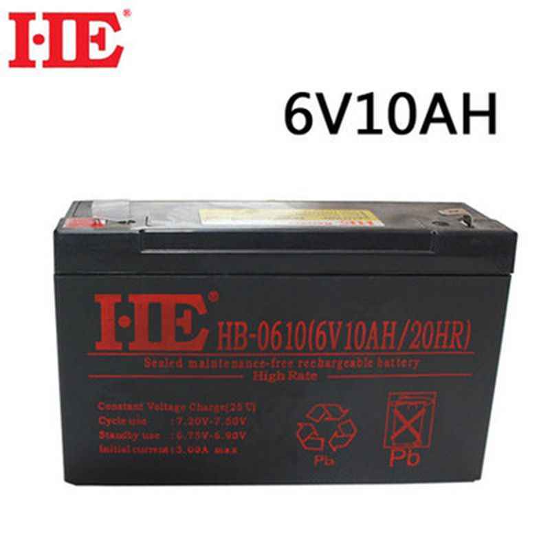 Lead Acid Rechargeable Battery 6V 10Ah