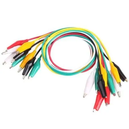 Crocodile Alligator Wires Different Colors 45cm Length (1wire)