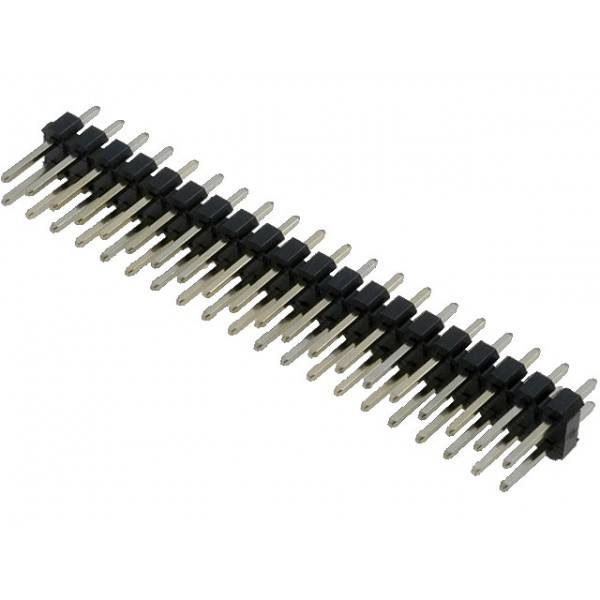 Pin Header With Key 2.54mm Male Pin Header - Double Row Straight Type | Electra Store ...