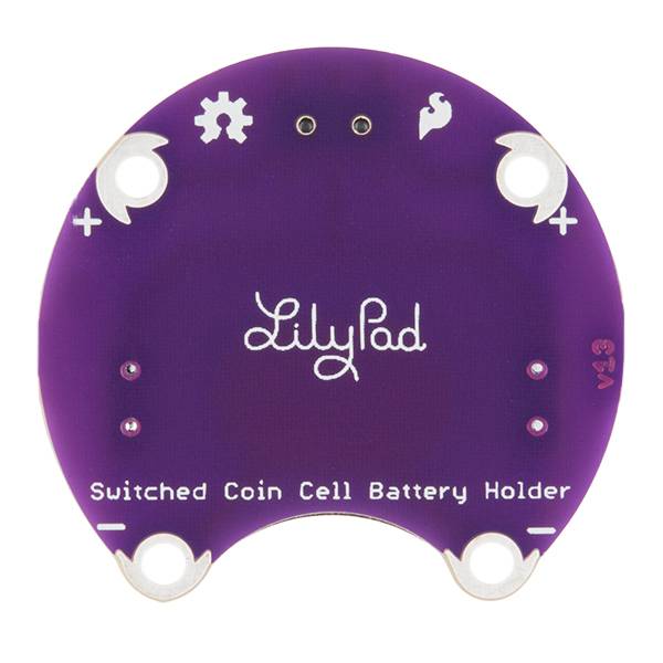 Lilypad Coin Cell Battery Holder Cr2032