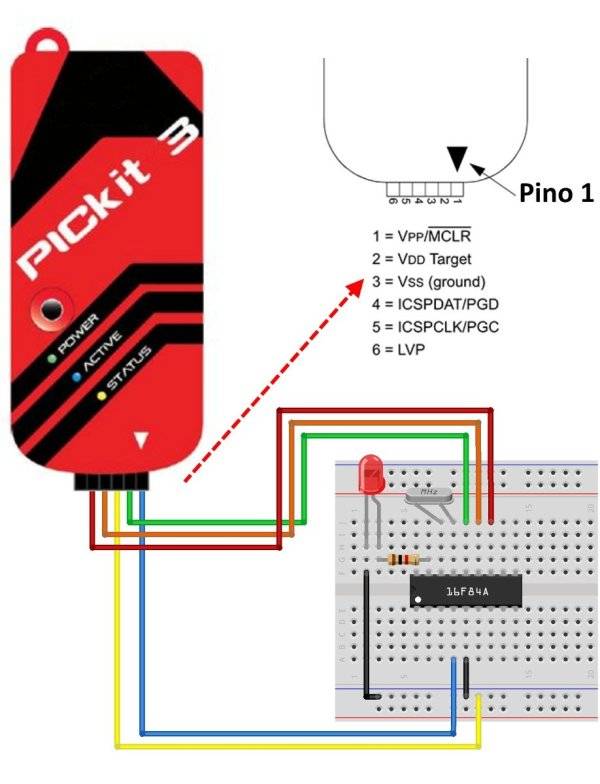 PICKIT 3 - Microchip ICSP Programmer/Debugger