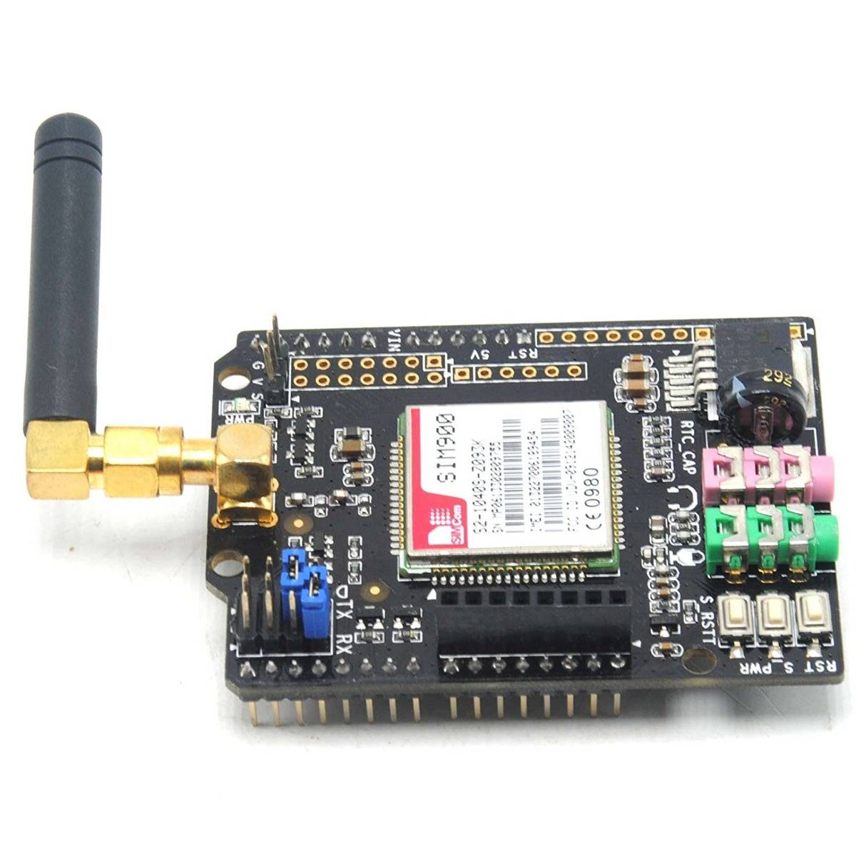 Arduino SIM900 GPRS/GSM Module with 4 Frequency Antenna