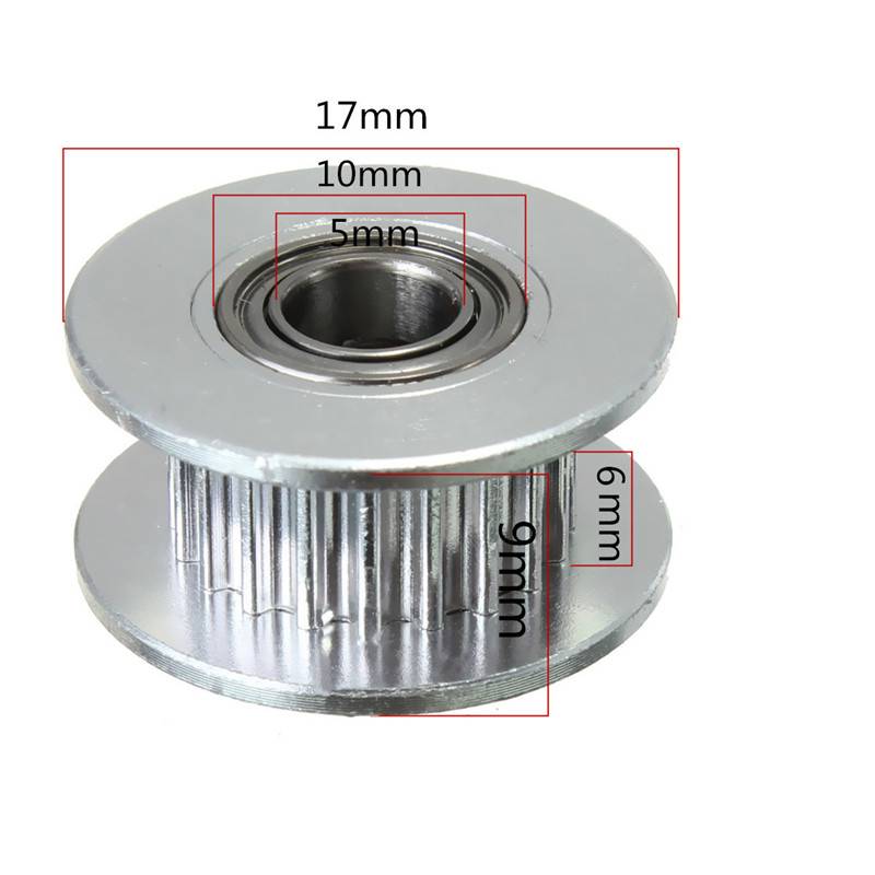5mm Timing Pulley GT2 - Idler Wheel 20 Teeth
