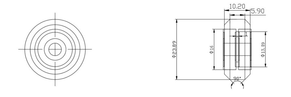 V Wheel with Bearing for V-Slot