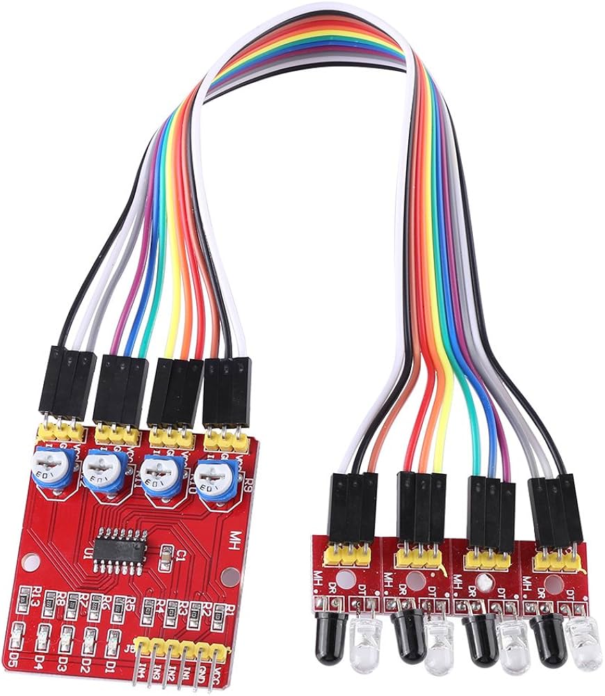 IR Tracking Sensor Module 4 Channel - Precision Navigation | Electra ...