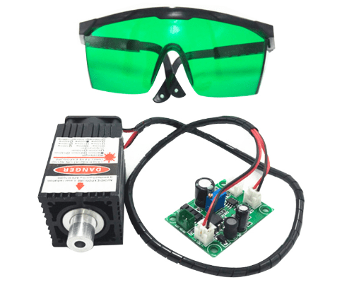 12v high power laser module 2W 450nm laser without glasses