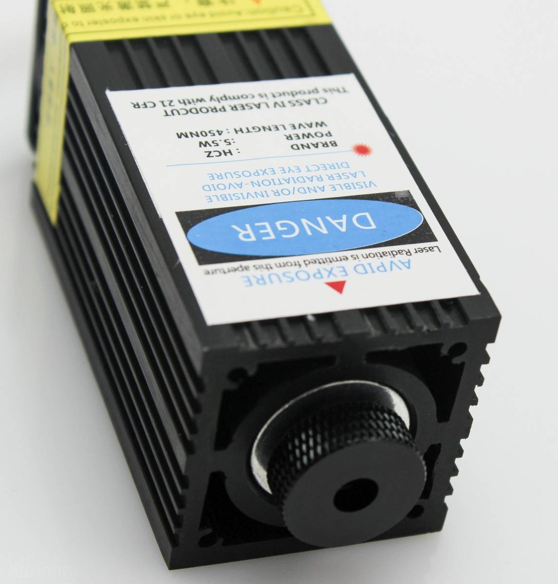 12v high power laser module 5.5W 450nm laser