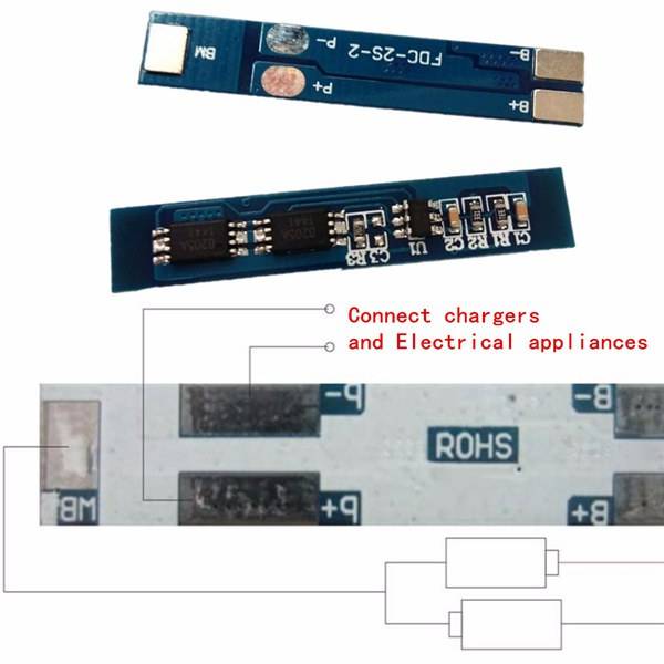 2S Li-ion Lithium Battery 18650 Charger Protection Module Board 3A 7.4V 8.4V