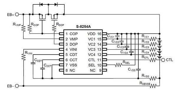 BMS 3S 10A 12.6V Lithium Battery Charger Protection Module