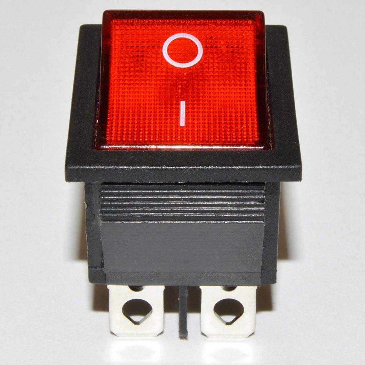 KCD4 ON/OFF Rocker Switch 6Pins 15A/30A 250VAC 26x21mm with LED