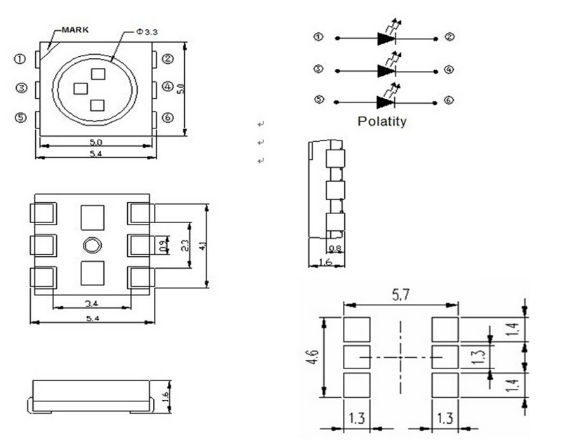 1M SMD5050 12V RGB Rigid Led Strip Light 60 Leds/m