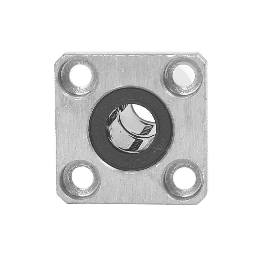 LMK10LUU Square Flange Mounted Linear Motion Ball Bearing