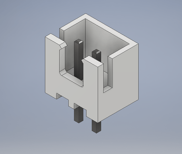JST XH Data Terminal Straight PCB Solder Male Connector 2 pin
