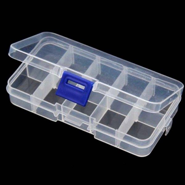 Components Storage Box 10 Grid 130X70X22mm Small