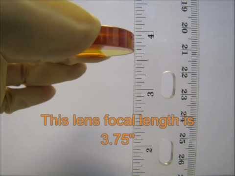 CO2 Laser II-VI ZnSe Focus Lens Dia.20mm for Engraver Cutter FL:50.8mm / 2 inch