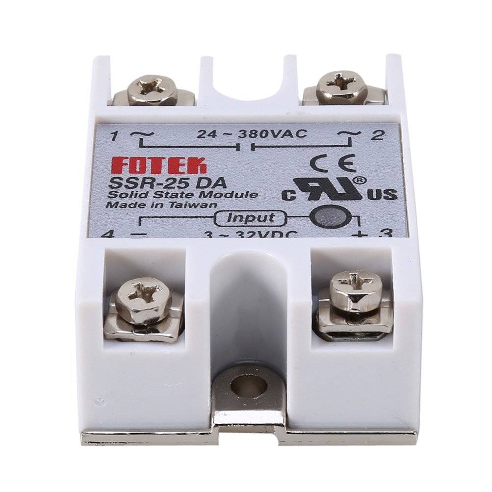 Solid State Relay 25A Input 3-32Vdc / Output 24~380Vac